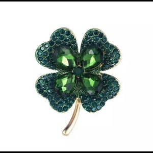 4 Leaf Clover Brooch - Large